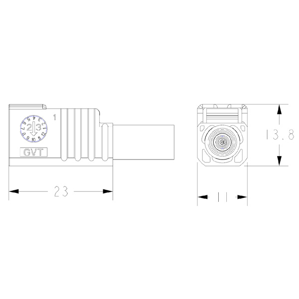 FAKRA single head connector