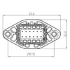 GE Series-12-core cylinder connector