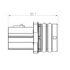 GE Series-12-core cylinder connector