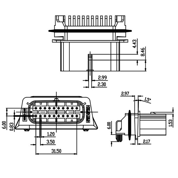 GE Series-20-core Low Voltage Connector
