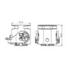 GE Series-24-core cylinder connector