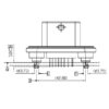 GE Series-32pin Signal Connector Right Angle Socket
