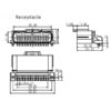 GE Series-34/40-core double-row signal connector