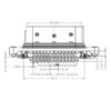 GE Series-39-core rectangular connector-socket