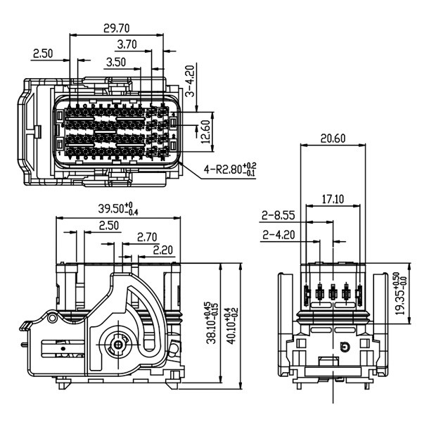 GE Series-48-core Low Voltage Connector-Socket+Plug