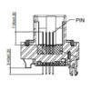 GE Series-8-core Rotary Signal Connector