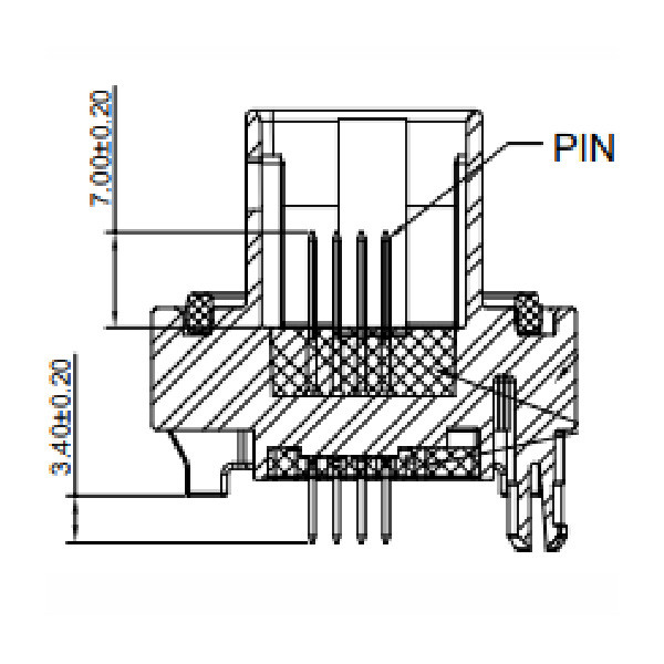 GE Series-8-core Rotary Signal Connector