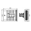 GE Series-8-core cylinder connector