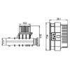 GE Series-8-core cylinder connector