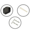GE Series-8-core three-row signal connector