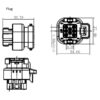GE Series-8-core three-row signal connector