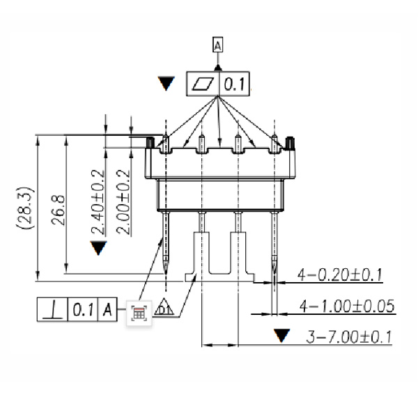 GE Series-WTB 4pin Connector Plug