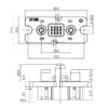 GF Series-2+12 Floating Connector