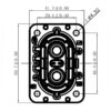 GH Serie-GMV3-2-core plastic high voltage connector