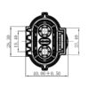 GH Serie-GMV3-2-core plastic high voltage connector