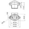 GH Series - DCDC Through-Wall Terminal Block - With Protective Cover