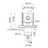 GH Series - DCDC Through-Wall Terminal Block - With Protective Cover