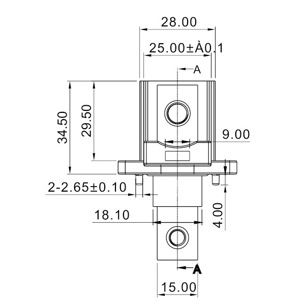 GH Series - DCDC Through-Wall Terminal Block - With Protective Cover