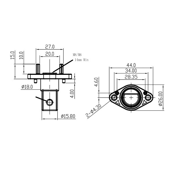 GH Series-DCDC Through-the-Wall Terminal
