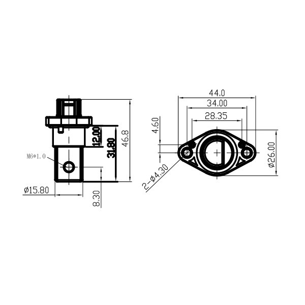 GH Series-DCDC Through-the-Wall Terminal