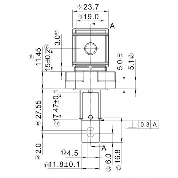 GH Series-DCDC Through-the-Wall Terminal B