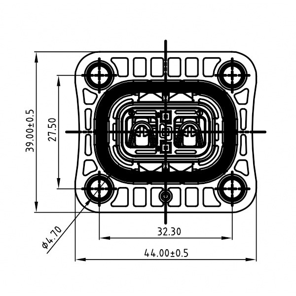 GH630 Series-2-core plastic high voltage connector