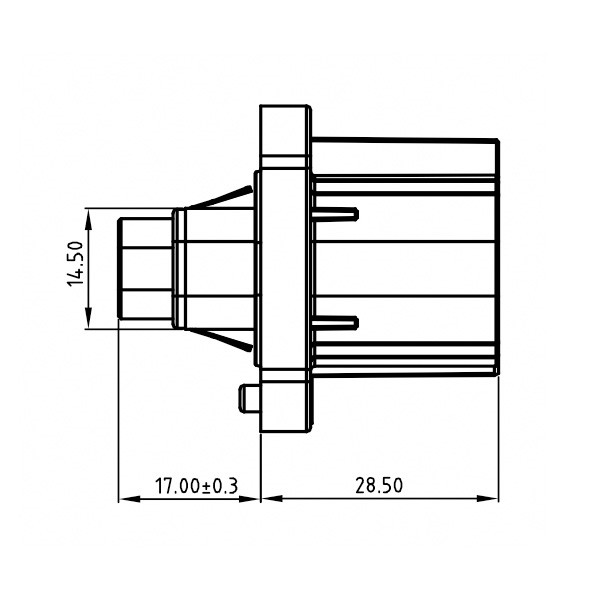 GH630 Series-2-core plastic high voltage connector