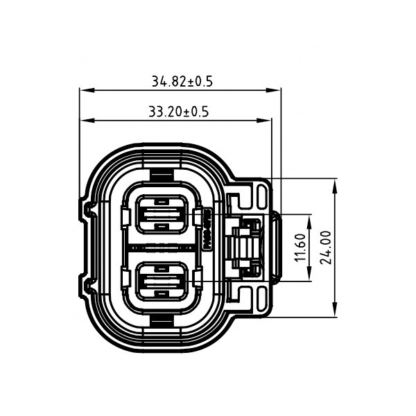 GH630 Series-2-core plastic high voltage connector