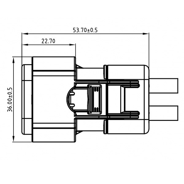GH630 Series-2-core plastic high voltage connector
