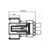 GH630 Series-4-core plastic high voltage connector