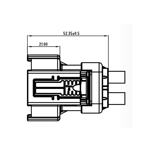 GH630 Series-4-core plastic high voltage connector
