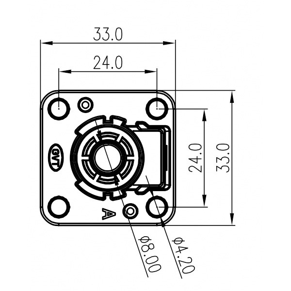 GH800 Series-1-core plastic high voltage connector