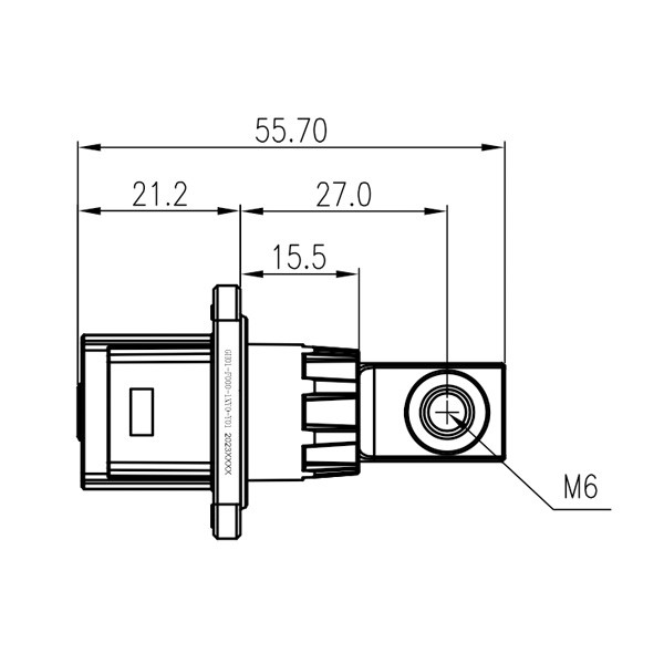 GH800 Series-1-core plastic high voltage connector