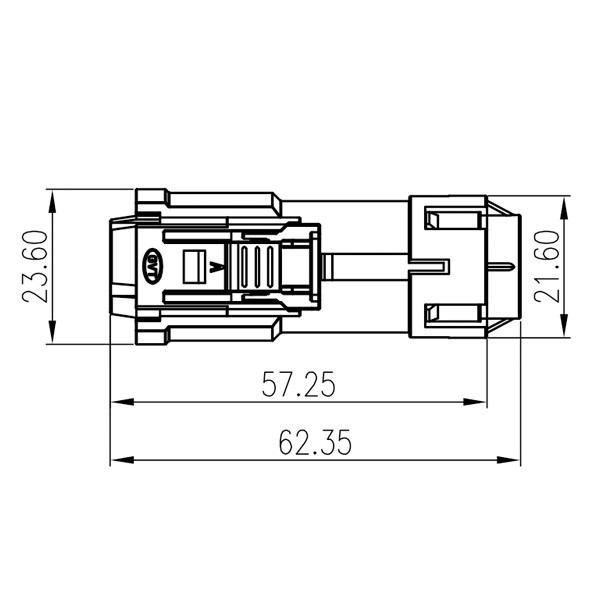 GH800 Series-1-core plastic high voltage connector