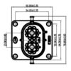 GH800 Series-2-core plastic high voltage connector
