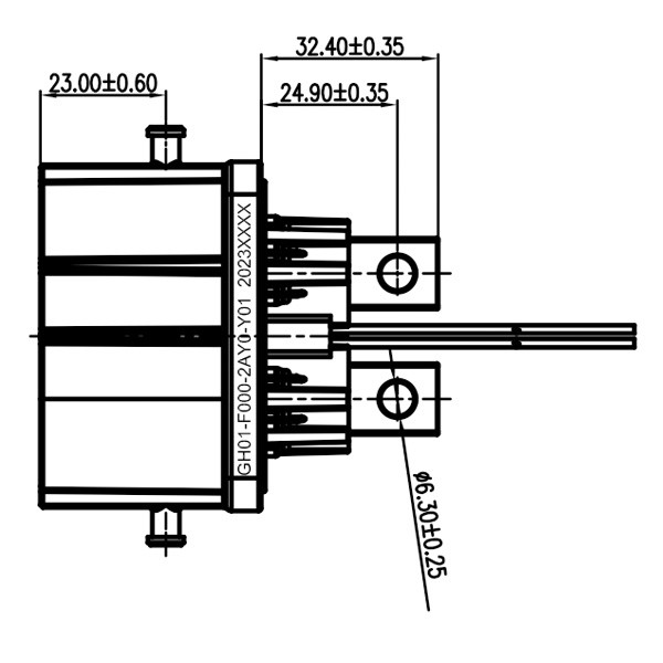 GH800 Series-2-core plastic high voltage connector