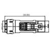 GM Series-10mm-Single Core Metal Connector