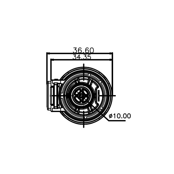 GM Series-10mm-Single Core Metal Connector