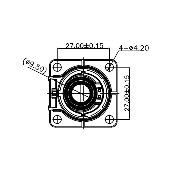 GM Series-10mm-Single Core Metal Connector