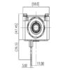 GM Series - Positive and negative junction box - inclined port