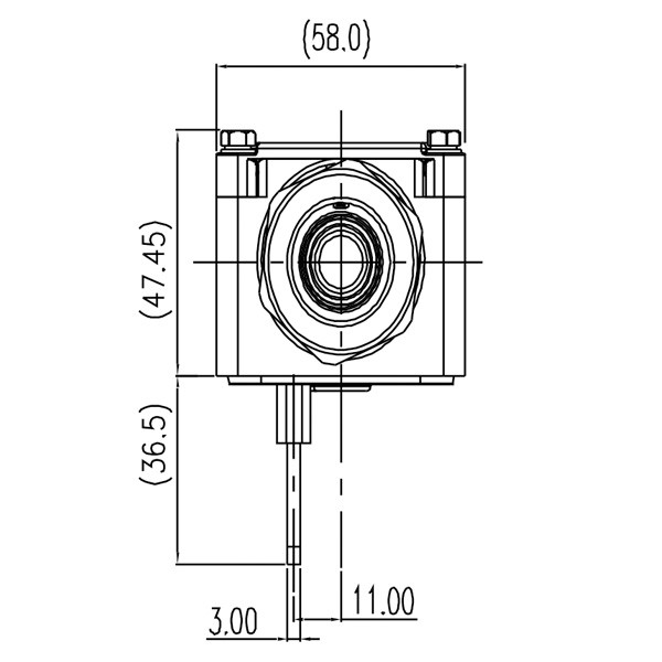 GM Series - Positive and negative junction box - inclined port