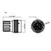 GR Series-12-core 14# circular signal connector