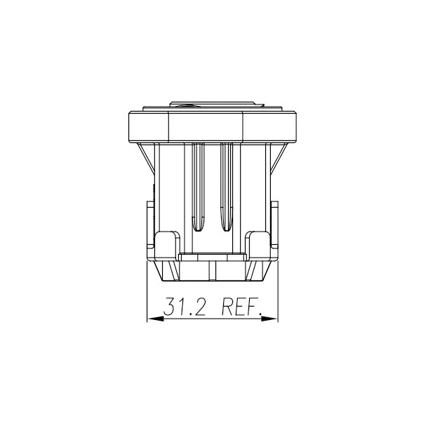 GVPT 2-core wiring connector