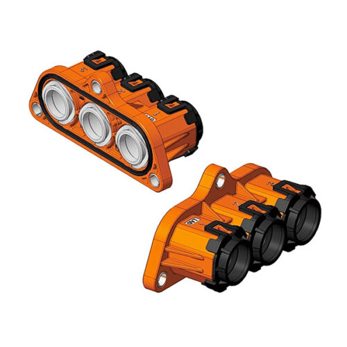 GVPT three-core wiring connector