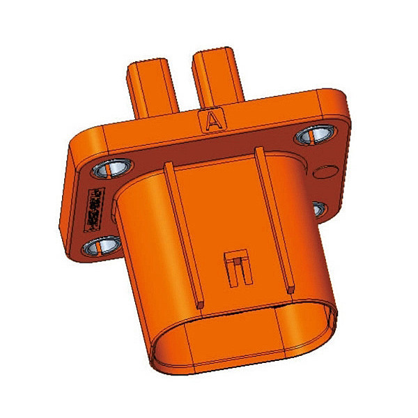 High voltage connector-2 core