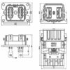 High voltage connector HV6-2PIN