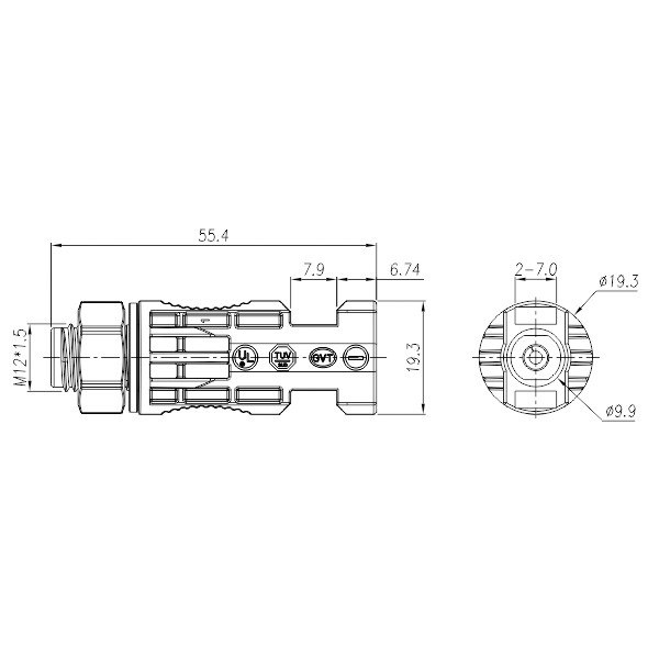 Photovoltaic-connector---Board-end-socket-3 Photovoltaic connector - Board end socket
