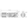 Photovoltaic connector - Wire end socket