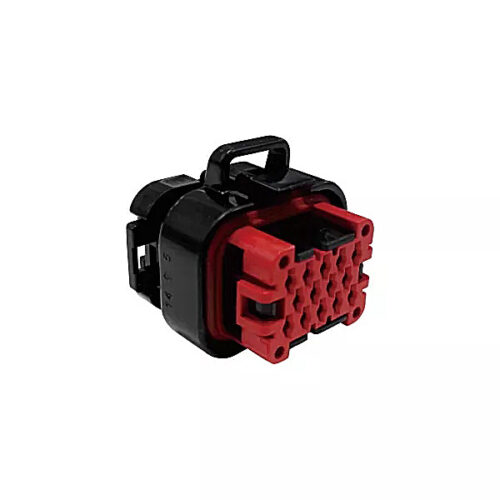 Signal connector – waterproof, three-row, 14-pin