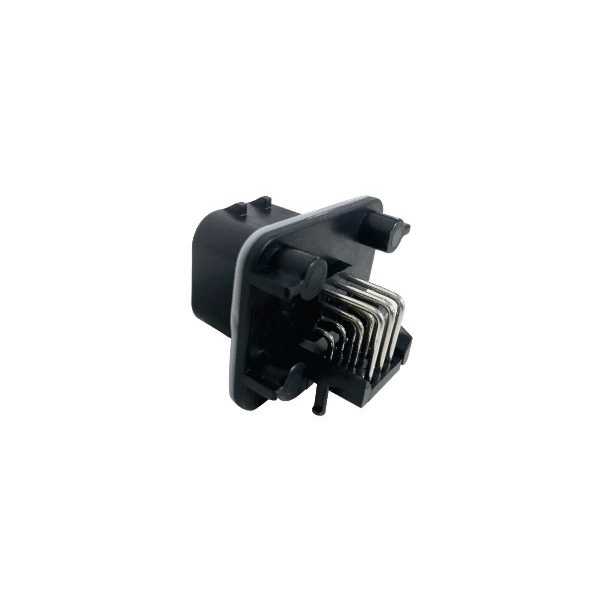 Signal connector – waterproof, three-row, 8-pin
